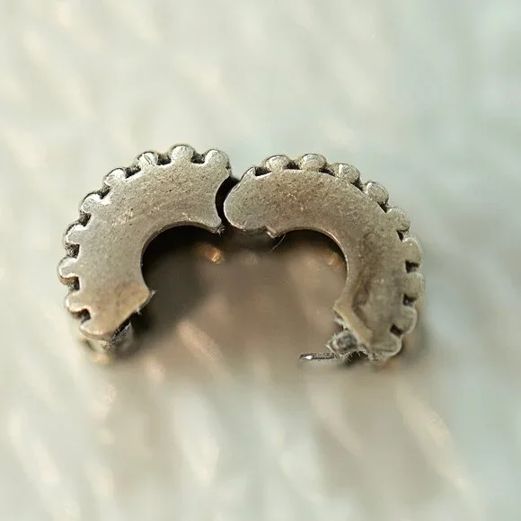 Pandora Authentic Silver Beveled Clip Spacer - Picture 3 of 3